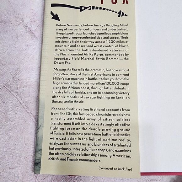 Meeting the Fox by Orr Kelly 2002 The Allied Invasion of Africa Signed edition - Picture 6 of 13